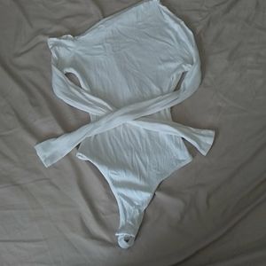 Fashion Nova off the shoulder bodysuit